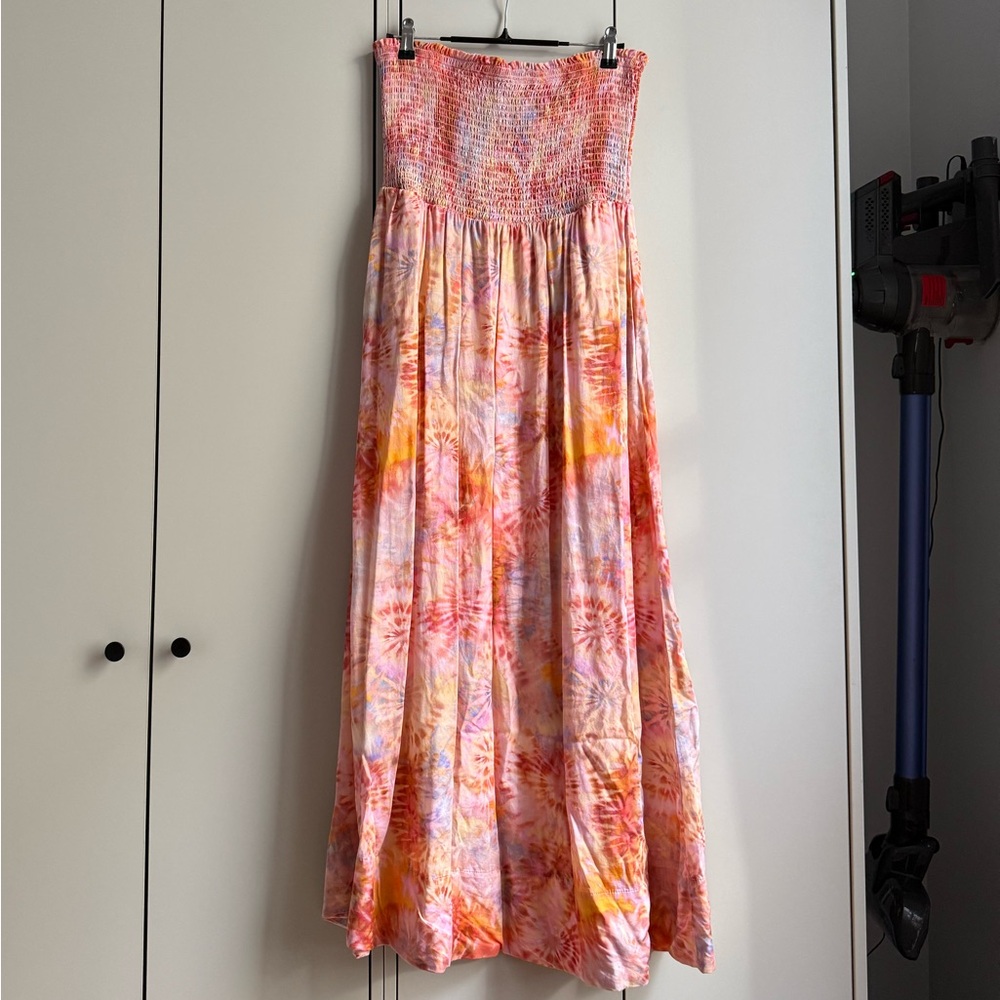 Marine Layer pink and orange dress